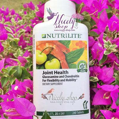 Nutrilite Joint Health 60day supply บรรจุ 240 เม็ดประกอบด้วย glucosamine และ chondroitin ช่วยฟื้นฟูบำรุงไขข้อ