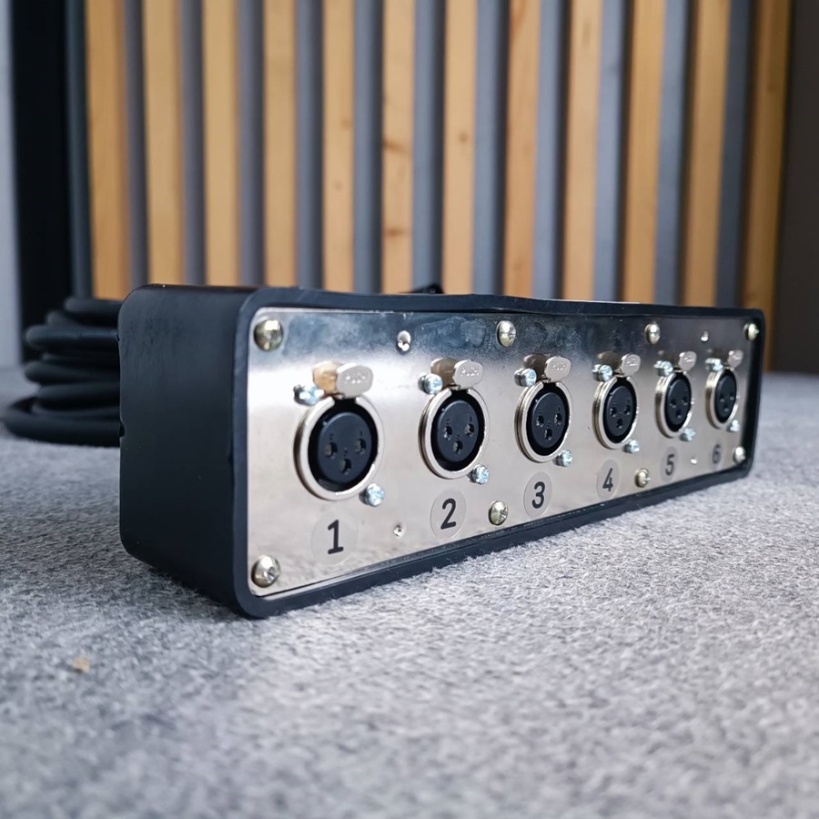 ยาว10เมตร DYNACOM X-6 บล็อคมัลติคอร์ 6คอร์ Multicore Cable สายสัญญาณเสียง บล็อคXLR X 6 X6 เอไอ-ไพศาล