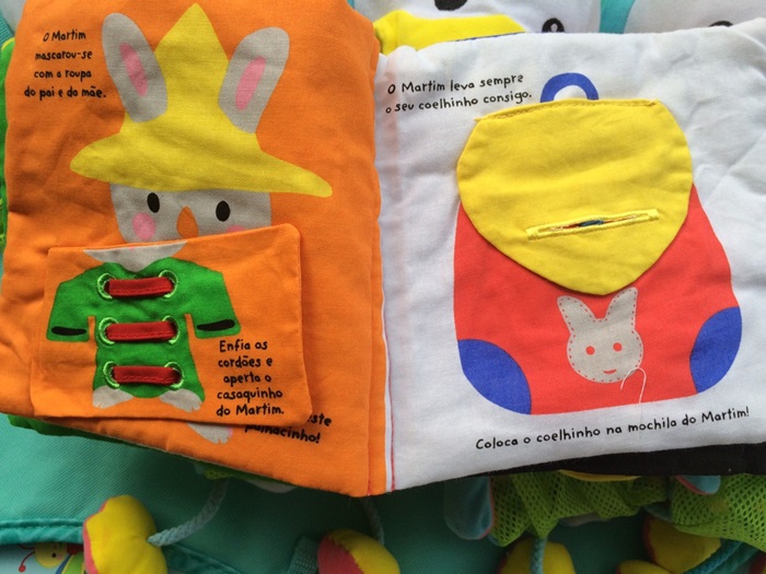 CH922 ของเล่นเด็กเล็กหนังสือผ้าภาษาอังกฤษ