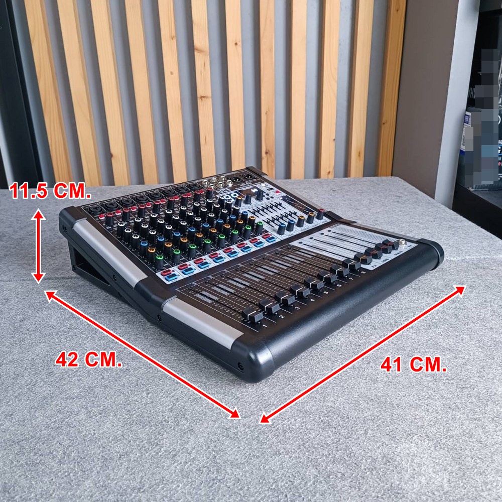 NTS KM-8N MIXER+EFX USB+บลูทูส เอ็นทีเอส มิกเซอร์อนาล็อก 8 ช่อง KM 8N KM8N เอไอ-ไพศาล