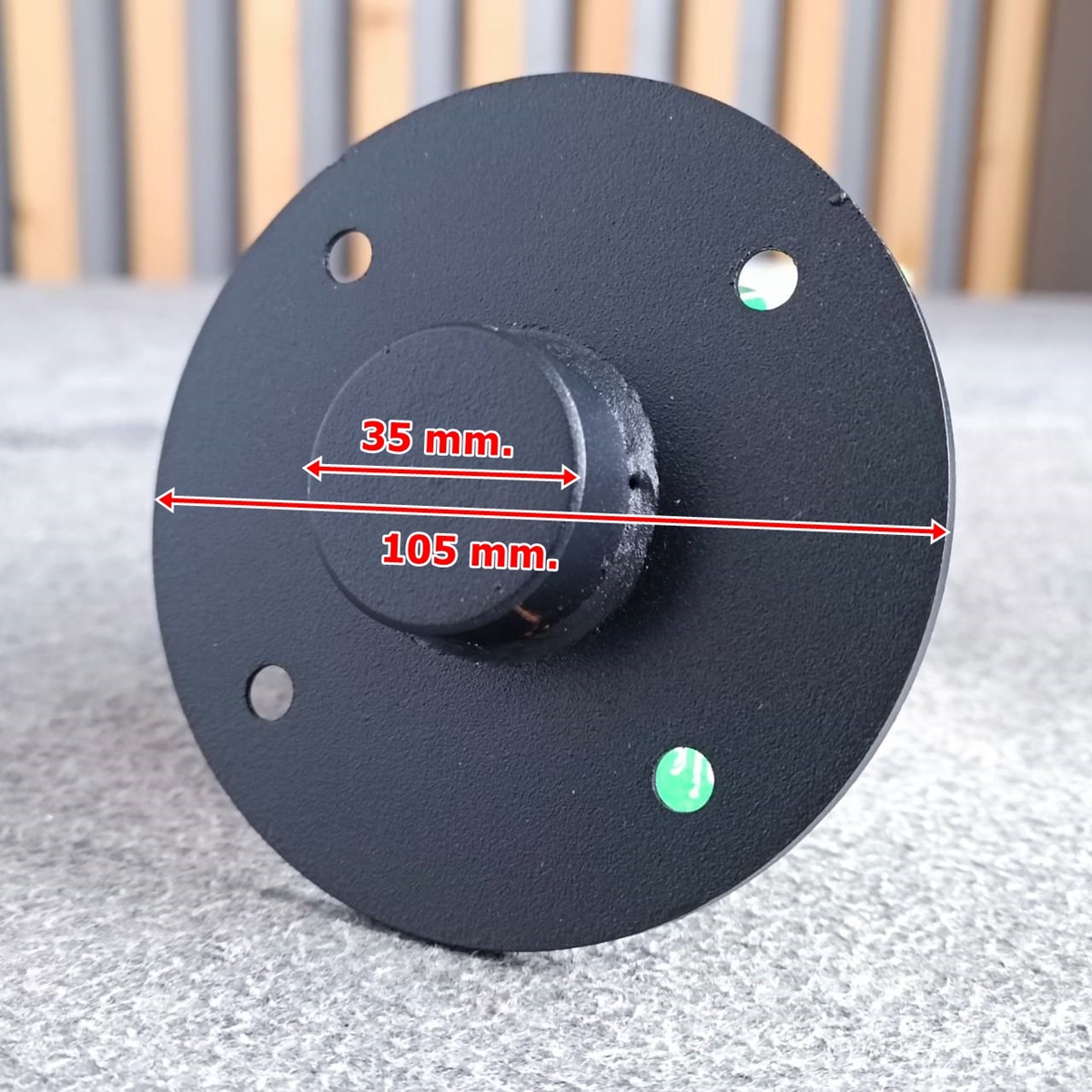 แป้นสวมขาตั้งลำโพง JH-7276 แบบเกลียว M-20 แบบเรียบ แป้นสวมขาตั้งลำโพง แป้นสวมขาตั้งตู้ แป้นขาตั้งตู้ JH7276 เอไอ-ไพศาล