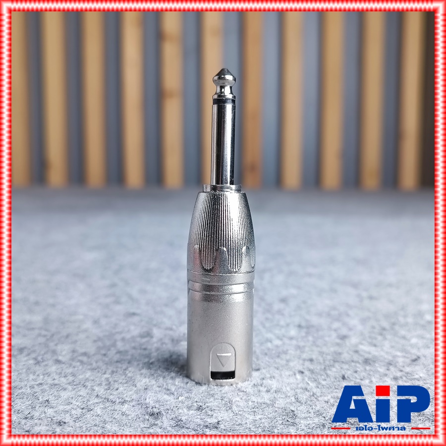 LIDGE YM-086 P.MIC MONO ท้าย P.CANNON YM086 YM 086 ปลั๊กไมค์โมโน ออก XLR ตัวผู้ แจ็คทด โฟนโมโน ออก cannon ตัวผู้
