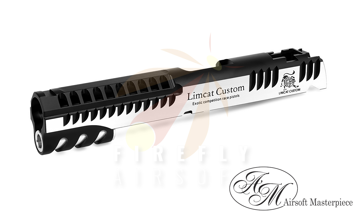 Airsoft Masterpiece “LimCat Custom 2024” Slide for Hi-CAPA 5.1 (Black 2Tone)