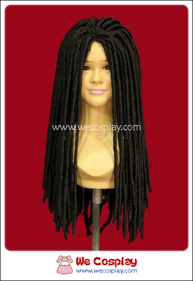วิกผมเดรดล็อคส์ สีดำ Black Dreadlocks Wig