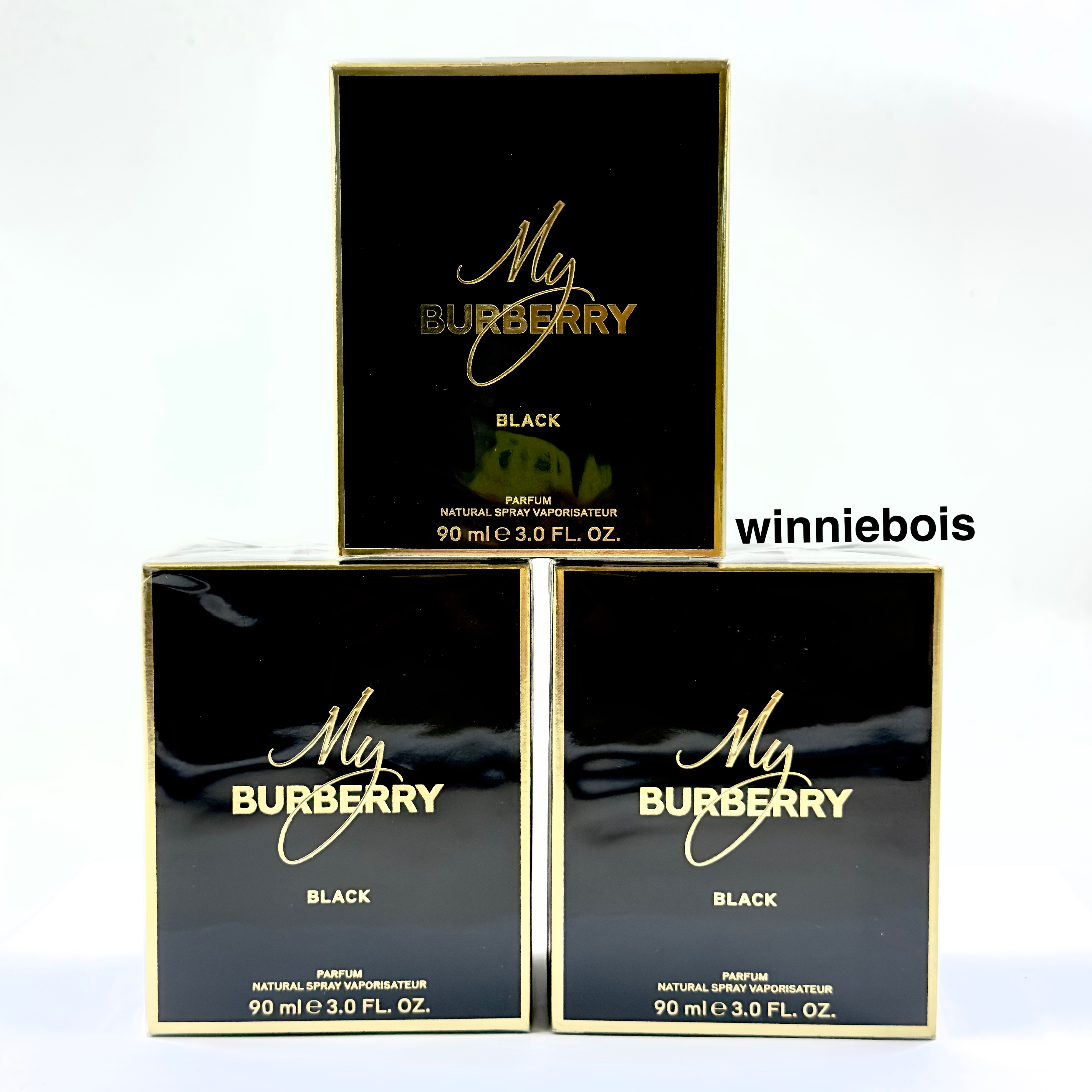 new package น้ำหอมแท้100% My Burberry Black EDP ปริมาณ 90 มล.