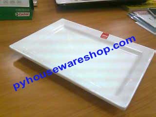 จานสี่เหลี่ยมผืนผ้าขาวดำหนาหนัก,ถาดเมลามีนektraทรงสี่เหลี่ยม,Rectangular Tray,จานทรงสี่เหลี่ยมผืนผ้า