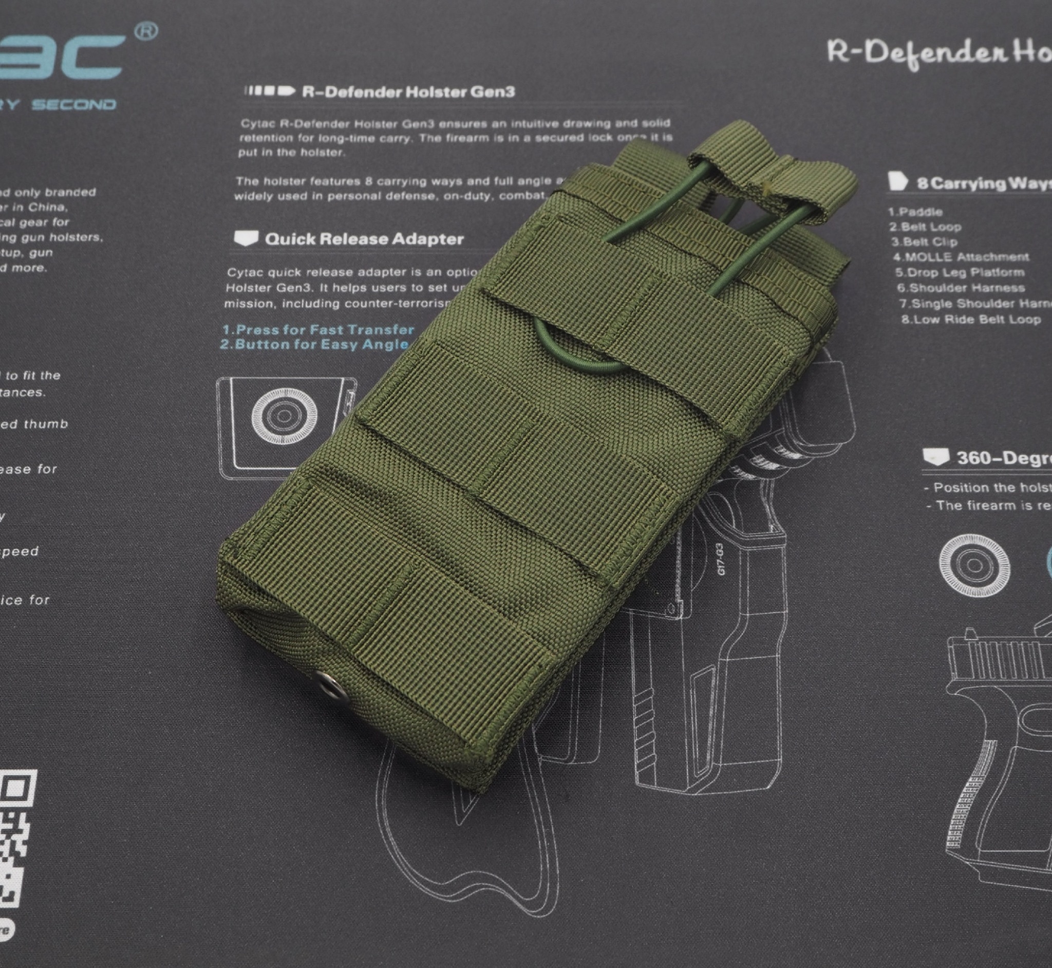 ซองใส่แม็กกาซีน M1 ติดเสื้อเวส﹝Tactical Vest﹞