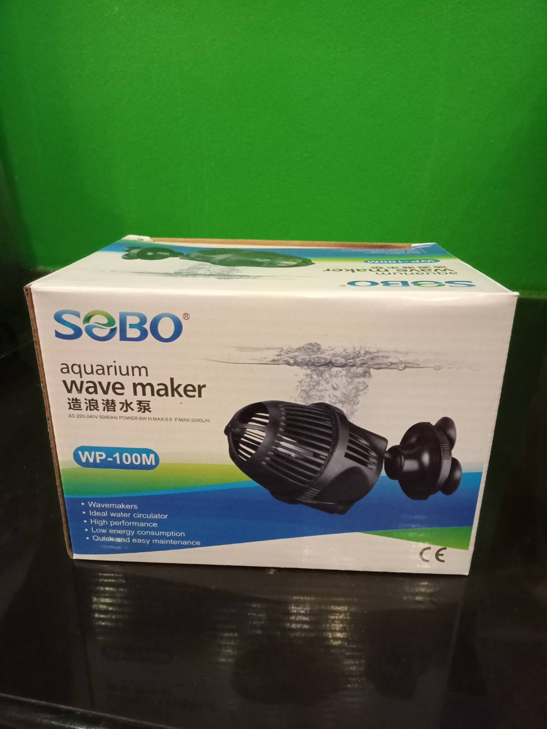 SOBO WP-100M เครื่องทำคลื่นสำหรับตู้ปลาทะเล 3000 L/H