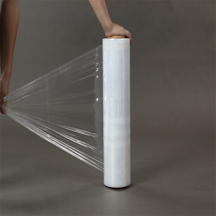 ฟิล์มยืด พันพาเลท (เนื้อนาโน) คุณภาพดี 15 ไมครอน กว้าง 50 ซม. ยาว 300 เมตร - Pallet Stretch Film Wrap 50x3000cm.