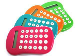 เครื่องคิดเลขพรีเมี่ยม เครื่องคิดเลขขนาดเล็ก สีสวย