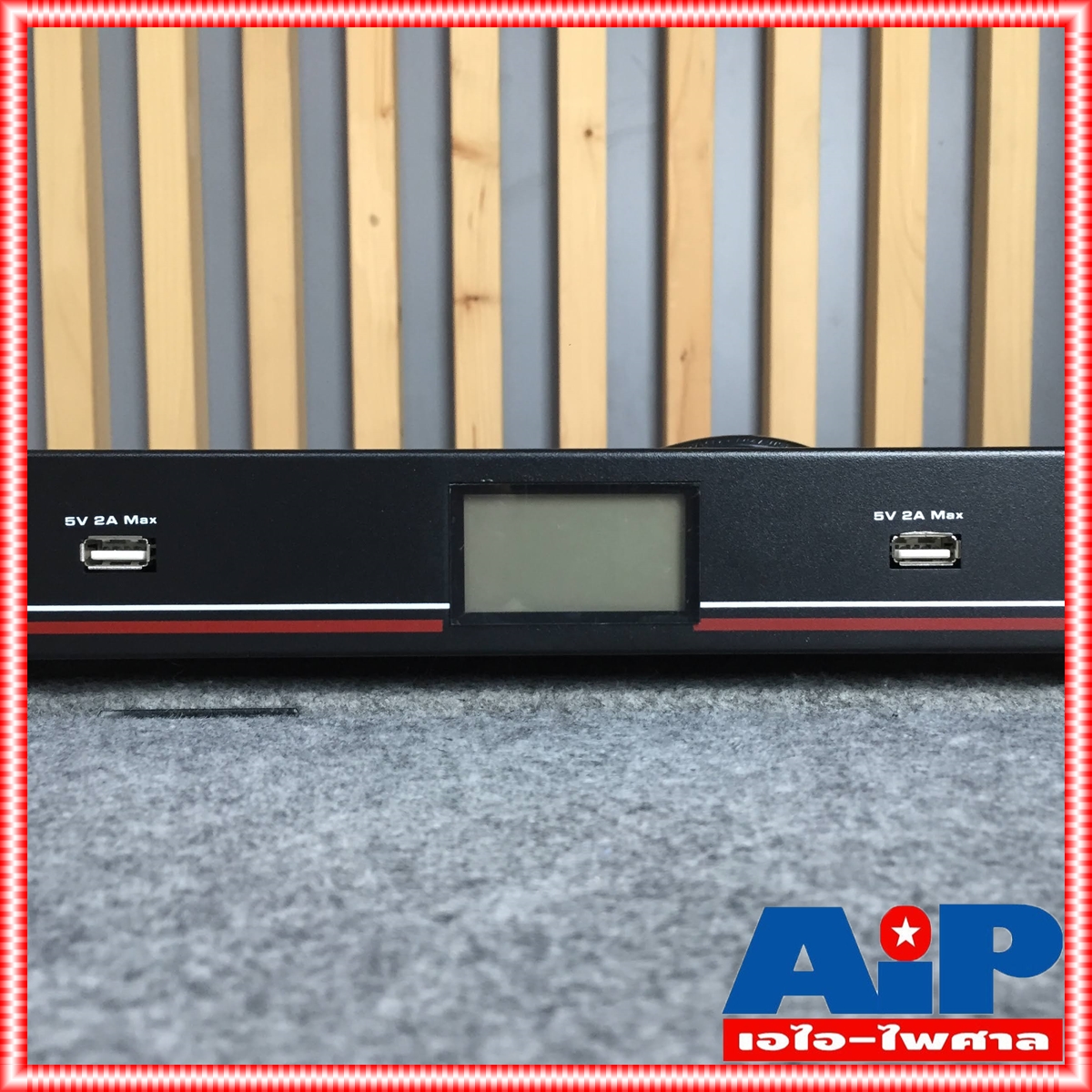 NTS PR820VU โชว์โวลท์+USB ปลั๊กไฟใส่RACK ปลั๊กไฟ PR 820 VU ปลั๊กต่อเครื่องเสียง PR-820 VU ปลั๊กไฟNTS เอไอ-ไพศาล