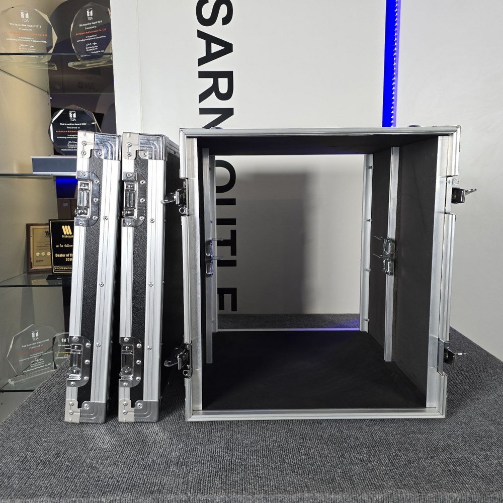 COMPACT B-12U สีดำ RACK ลึก21นิ้ว ตู้แร็ค อุปกรณ์สำหรับเก็บเครื่องเสียง COM PACT B 12U B12U เอไอ-ไพศาล