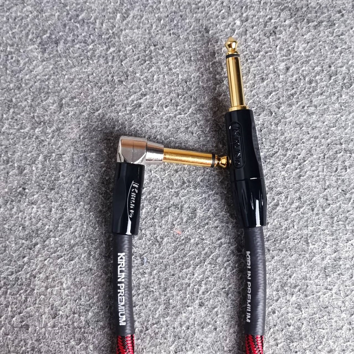 3เมตร(1เส้น) KIRLIN IWB-202BFGL สายกีต้าร์ 3เมตร มี3สีให้เลือก สีดำ / ม่วง / แดง สายแจ็คกีต้าร์ 20AWG สายไมค์หัวท้าย สายสัญญาณสำเร็จรูป เอไอ-ไพศาล