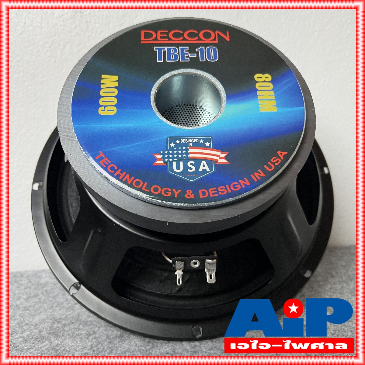 1ดอก DECCON TBE-10 ลำโพง10นิ้ว ดอกลำโพง10 นิ้ว กำลังขับ 600 W ความต้าน 8 OHM แม่เหล็กใหญ่ TBE10 TBE 10 เอไอ-ไพศาล