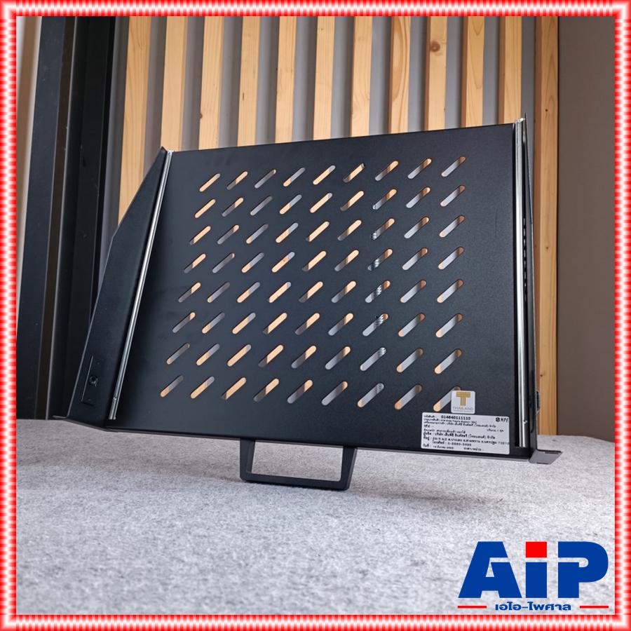 สีดำ NPE SLIDE TRESTLE SUPPORT OS-700 ถาดสไลด์ ถาดรองสไลด์ ถาด สไลด์ ใส่แร็ค วาง มิกเซอร์ OS700 OS 700 เอไอ-ไพศาล