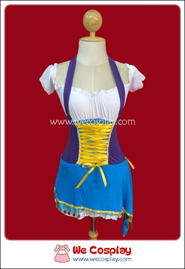 ชุดโจรสลัดสาวสวย สีฟ้า Sky Blue Pirate Fancy Costume for Women
