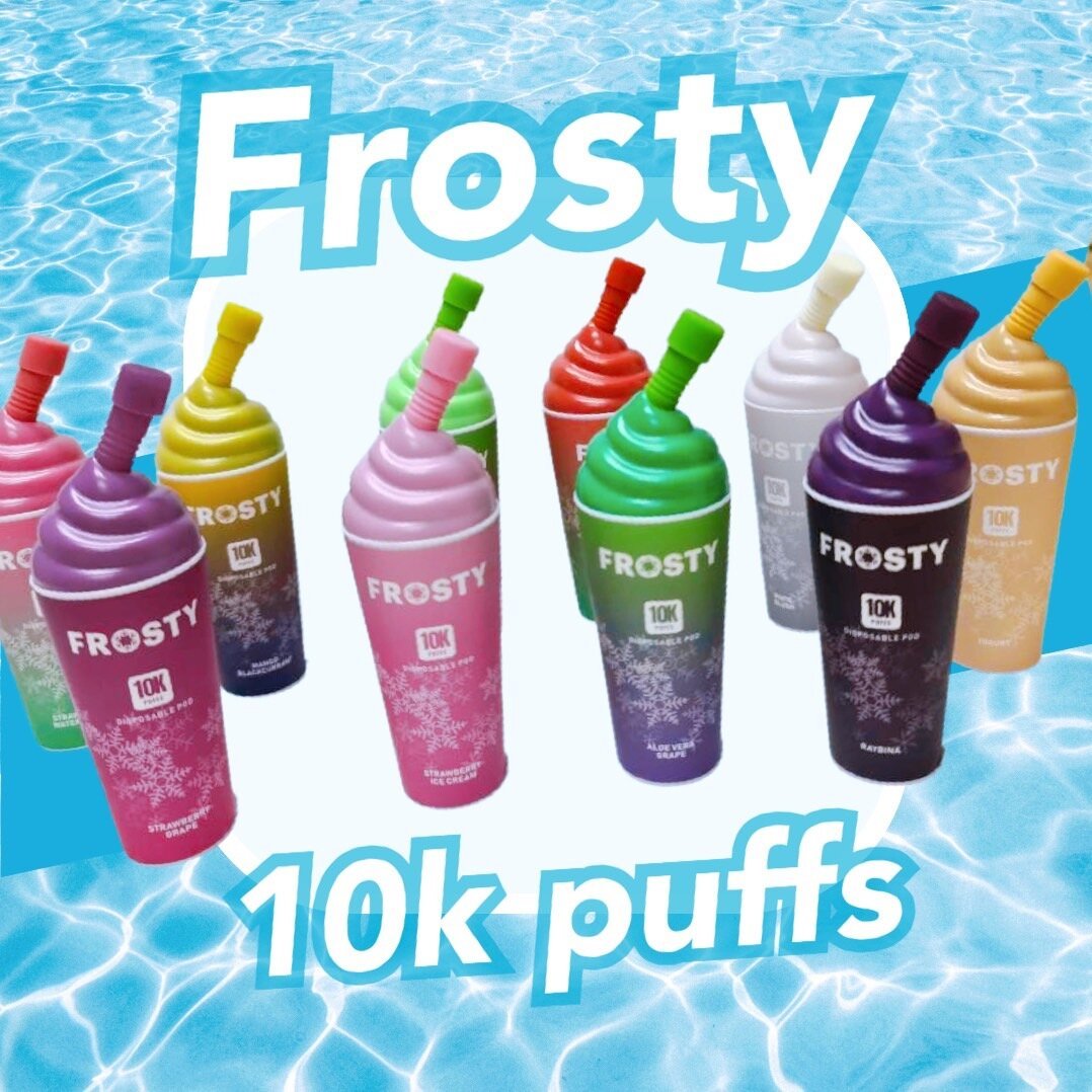 ☃️📌sale โปรโมชั่น Frosty Disposable 10,000puffs !!!! Nic3%