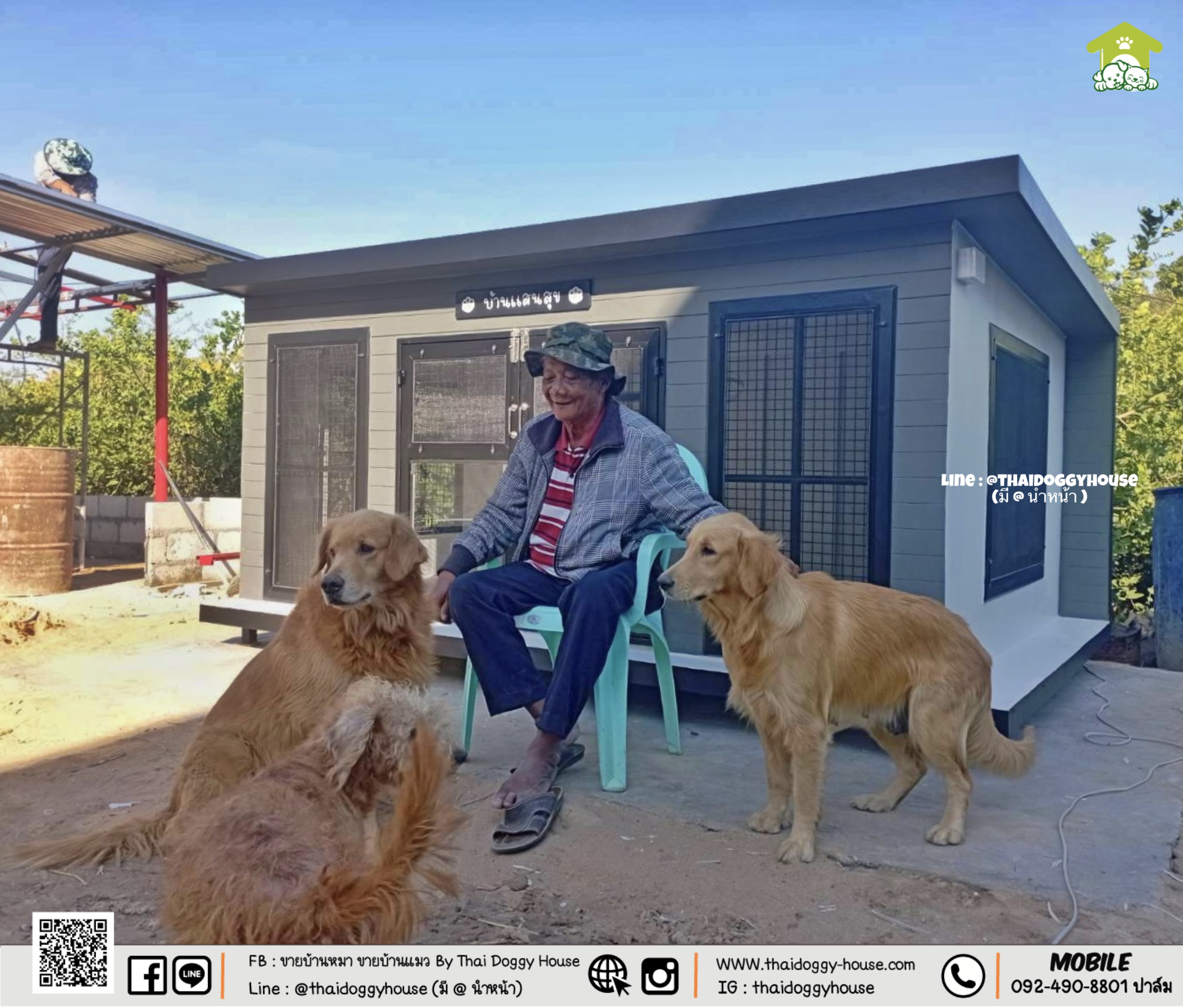 บ้านหมา บ้านแมว " 𝐁𝐎𝐗 𝐒𝐓𝐘𝐋𝐄 𝐁𝐘 𝐓𝐇𝐀𝐈 𝐃𝐎𝐆𝐆𝐘 𝐇𝐎𝐔𝐒𝐄 "