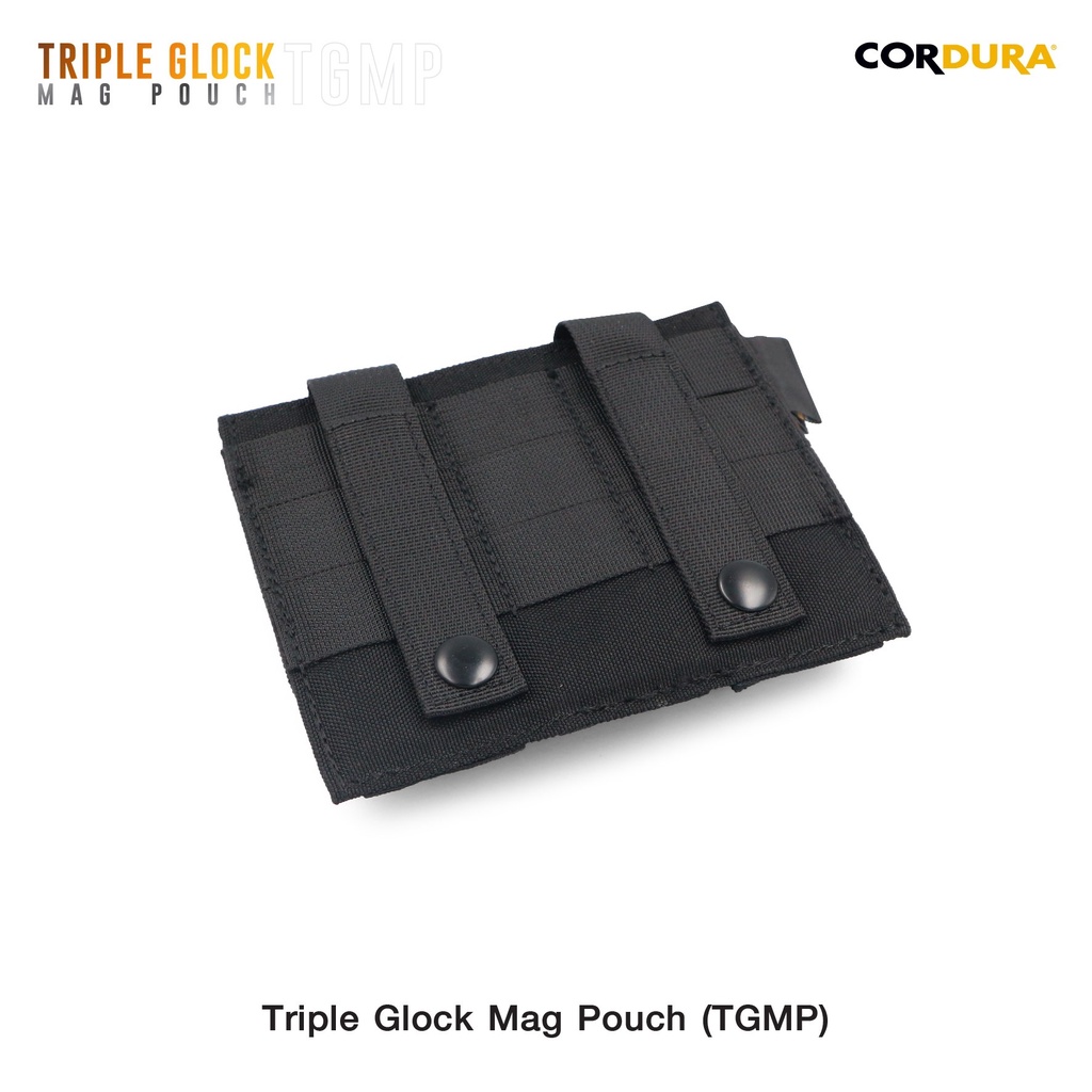 ซองใส่แม็กกาซิน Triple Glock Mag Pouch (TGMP) ติดเสื้อเวส﹝Tactical Vest﹞