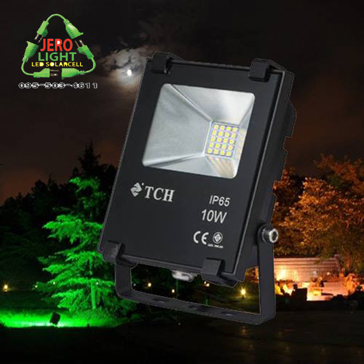 โคมไฟสปอร์ตไลท์ LED 10 w (มอก.) แสงสีวอมไวท์