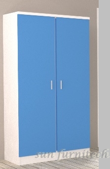 ตู้เสื้อผ้า 2 บานเปิด ขนาด 90 CM. หบ้าบานเมลามีน exclusive รุ่น WR-9004