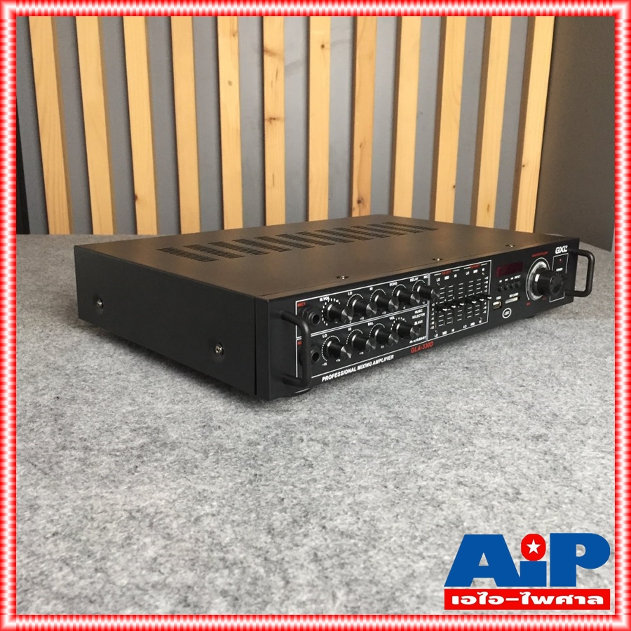 GXL GLA-330D แอมป์บ้าน มีกำลังขับ 20+20 Watts มีอีควอไลเซอร์ Equalization มี Boothtooth เชื่อมต่อกับโทรศัพท์ได้ GLA 330 D GLA 330D GLA330 D GLA330D เอไอ-ไพศาล