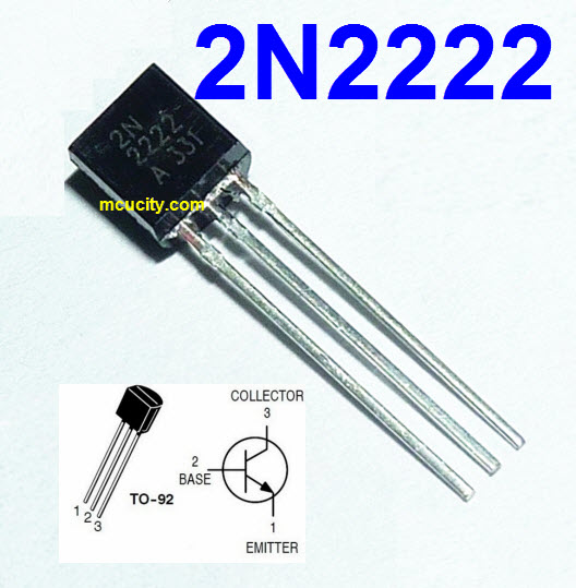 2N2222 PN2222A TO-92 NPN 40V 0.8A