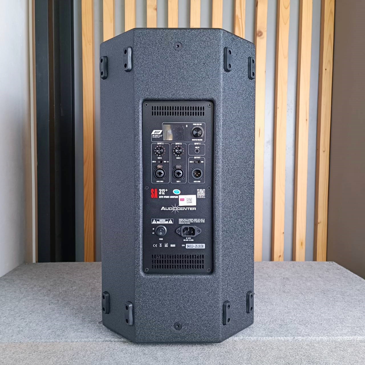 AUDIOCENTER SA312+ active speaker ตู้ไม้ ลำโพง 2 ทาง แอมป์ในตัว 2000 วัตต์ 12 นิ้ว SA-312+ SA 312+ เอไอ-ไพศาล