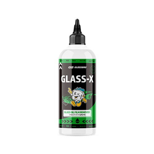 GLOSSBRO Glass X, น้ำยาขจัดคราบฝังแน่นบนกระจก 300ml