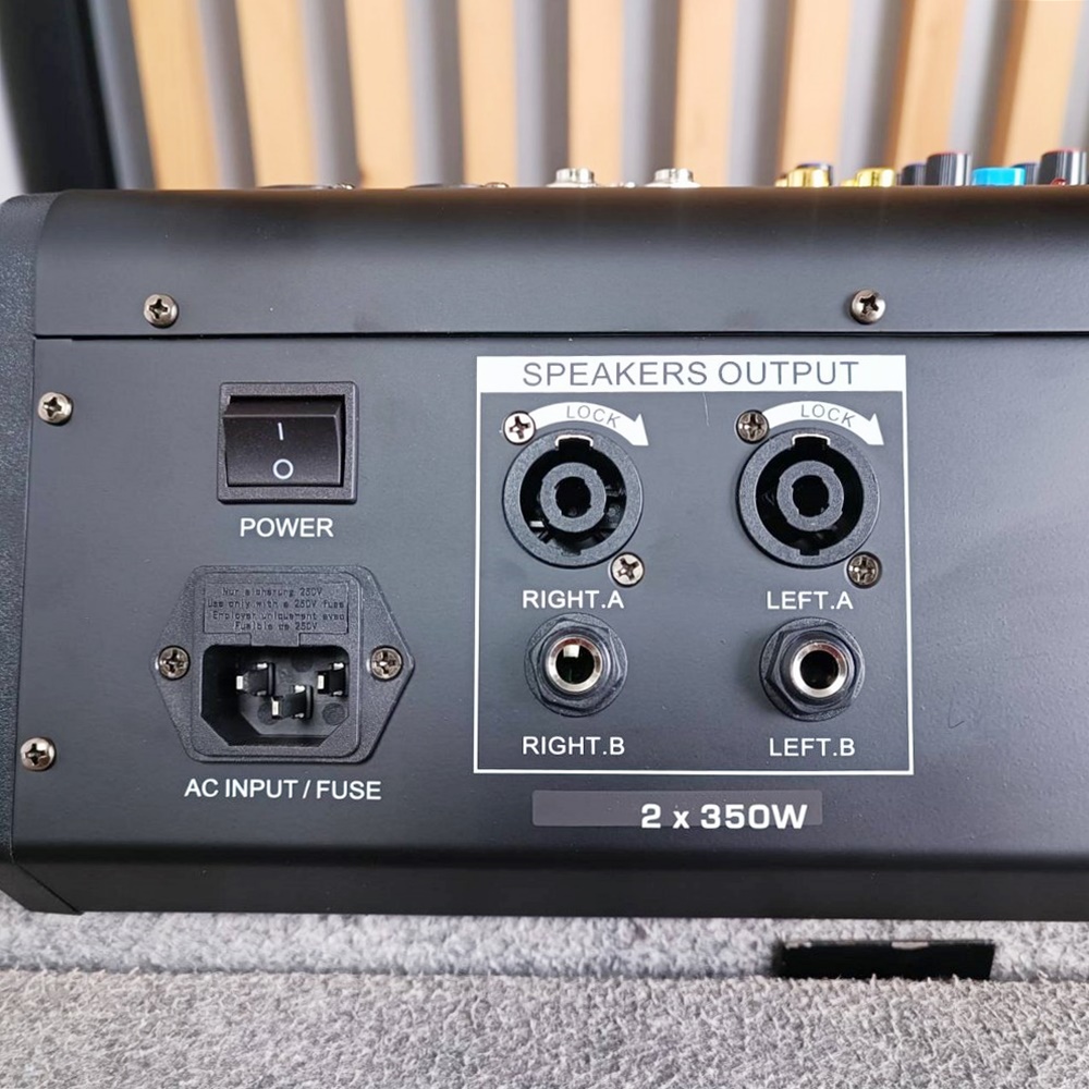 TADA AM-Q8P powermixer 350 watt EFX USB บลูทูส TA DA มิกเซอร์อนาล็อก AM Q8P ธาดา AMQ8P เอไอ-ไพศาล