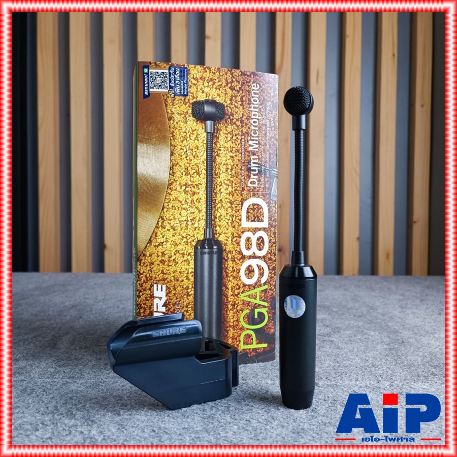 SHURE PGA-98D-LC ไมค์เครื่องดนตรี ไมโครโฟน ไมค์ MIC ไมค์สำหรับเครื่องดนตรี PGA 98D LC ไมค์SHURE เอไอ-ไพศาล +++