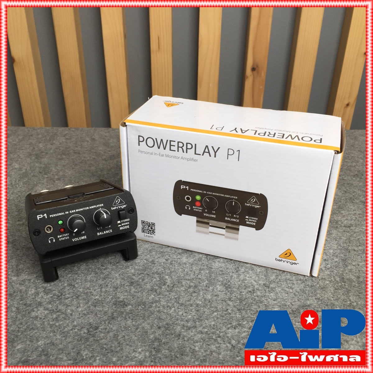 BEHRINGER P-1 in-ear monitor amplifier EarMonitor เครื่องช่วยฟัง หูฟังMonitor เครื่องเสียบหูฟัง เอไอ-ไพศาล +++