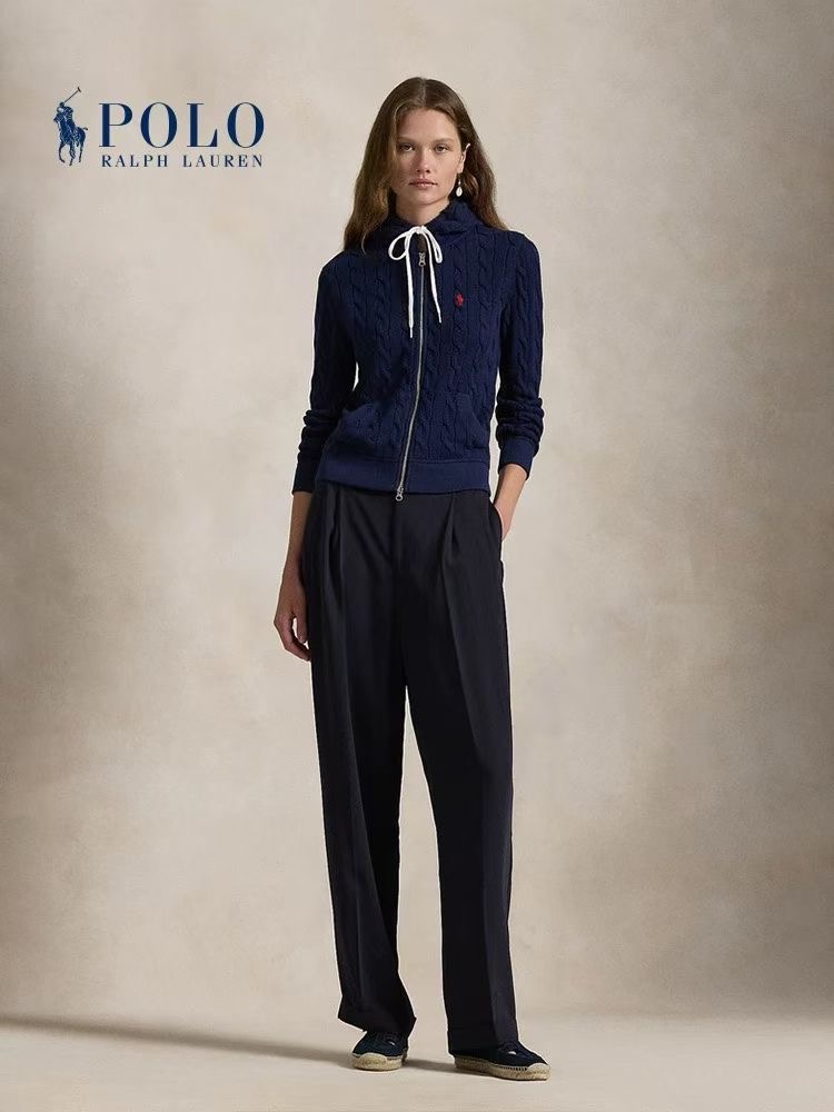 **do** เสื้อกันหนาว Ralph Lauren ผ้านิตทอลอนๆ มีฮู้ด มี 3 สี สินค้าใหม่ ของแท้