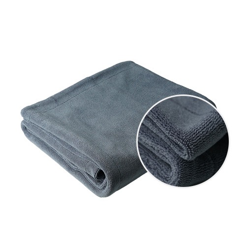 GLOSSBRO Supreme Big Soft Drying Towel ผ้าเช็ดแห้งถนอมสีรถ รุ่นขนสั้นไร้ขอบ Professional Grade (70X90cm)