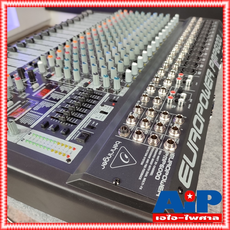 BEHRINGER PMP-6000 POWER MIXER เพาเวอร์มิกเซอร์ 1600 วัตต์ 20 Channel PMP 6000 PMP6000 +++ เอไอ-ไพศาล
