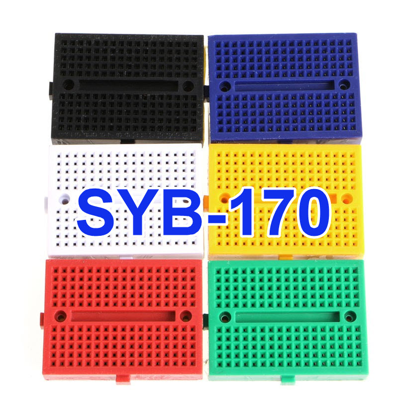 SYB-170 breadboard BLACK mini small bread plate (170 hole)