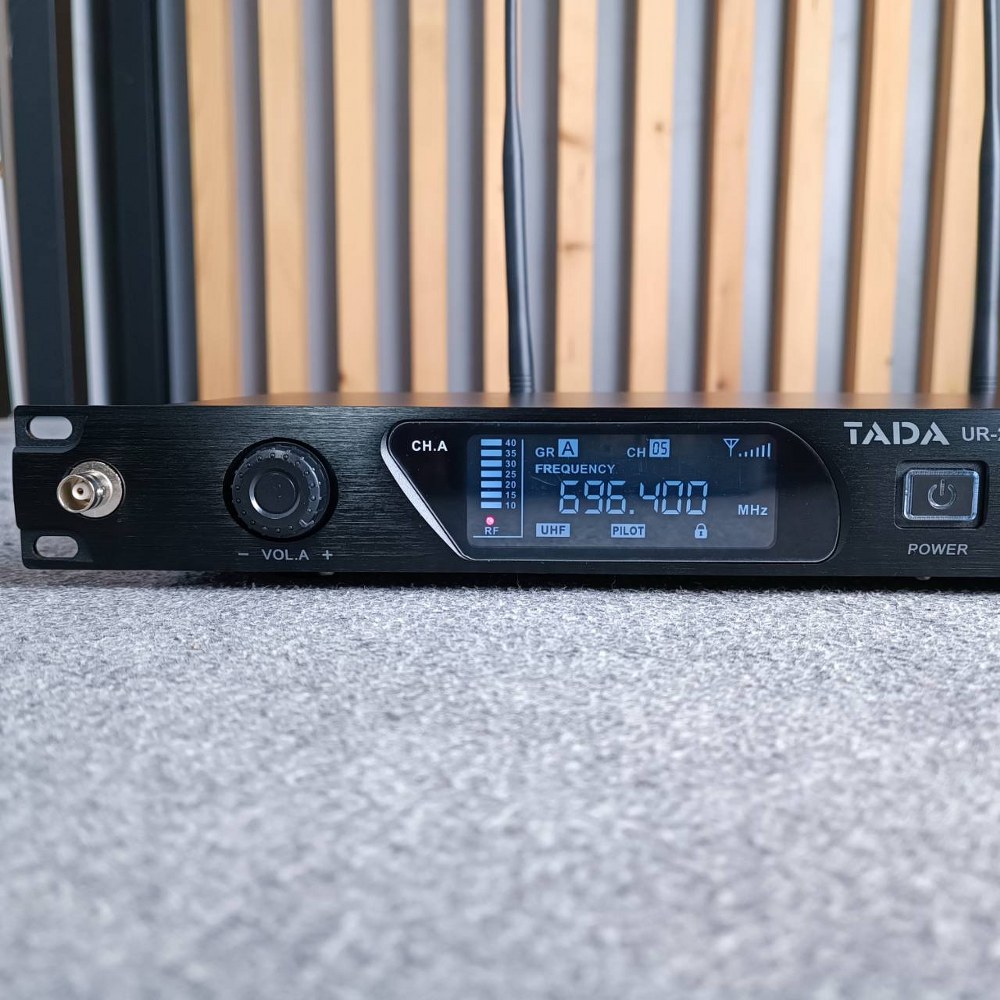 TADA UR-260D ไมค์ลอยคู่ ไมค์ลอยมือถือคู่UHF มีกระเป๋า ไมค์ลอย ไมค์คาราโอเกะ WIRELESS MICROPHONE ธาดา TA DA UR 260D TA-DA UR260D เอไอ-ไพศาล