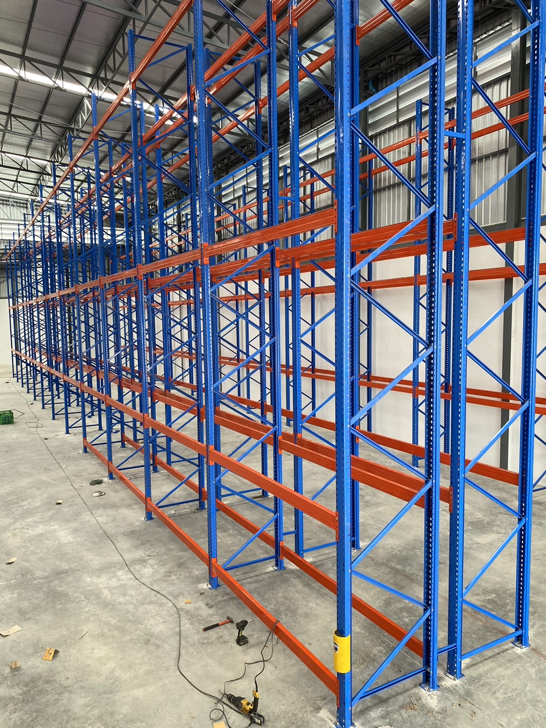 #รีวิวติดตั้งชั้นวางสินค้าในโกดังในคลังสินค้าแบบวางพาเลท