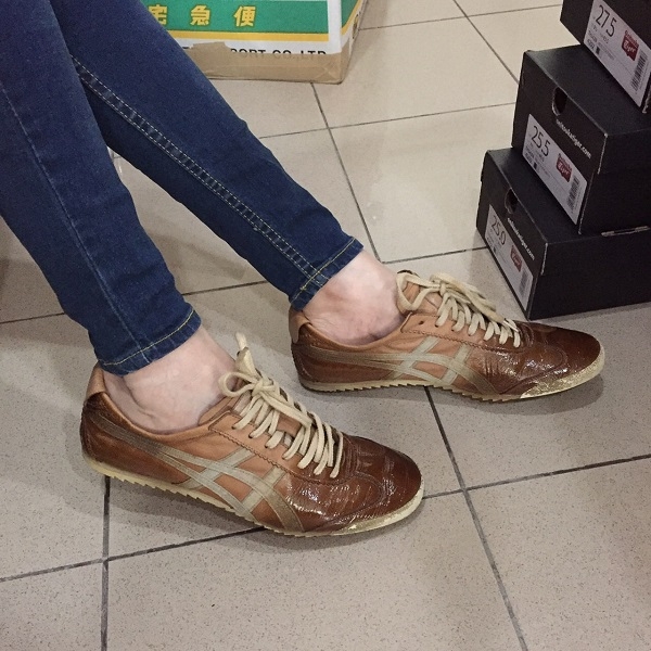 รองเท้า โอนิ Nippon Made Mexico 66 Brown Chi-en-Bi (USED สภาพ 90 %) No box