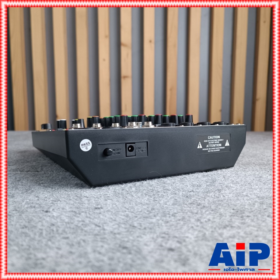 MICROTECH MT-6S mixer มิกเซอร์ 6 ช่อง รุ่นใหม่ รองรับบลูทูธ พร้อมจอแสดงผล ไมโครเทค MT 6 S mt6s เอไอ-ไพศาล