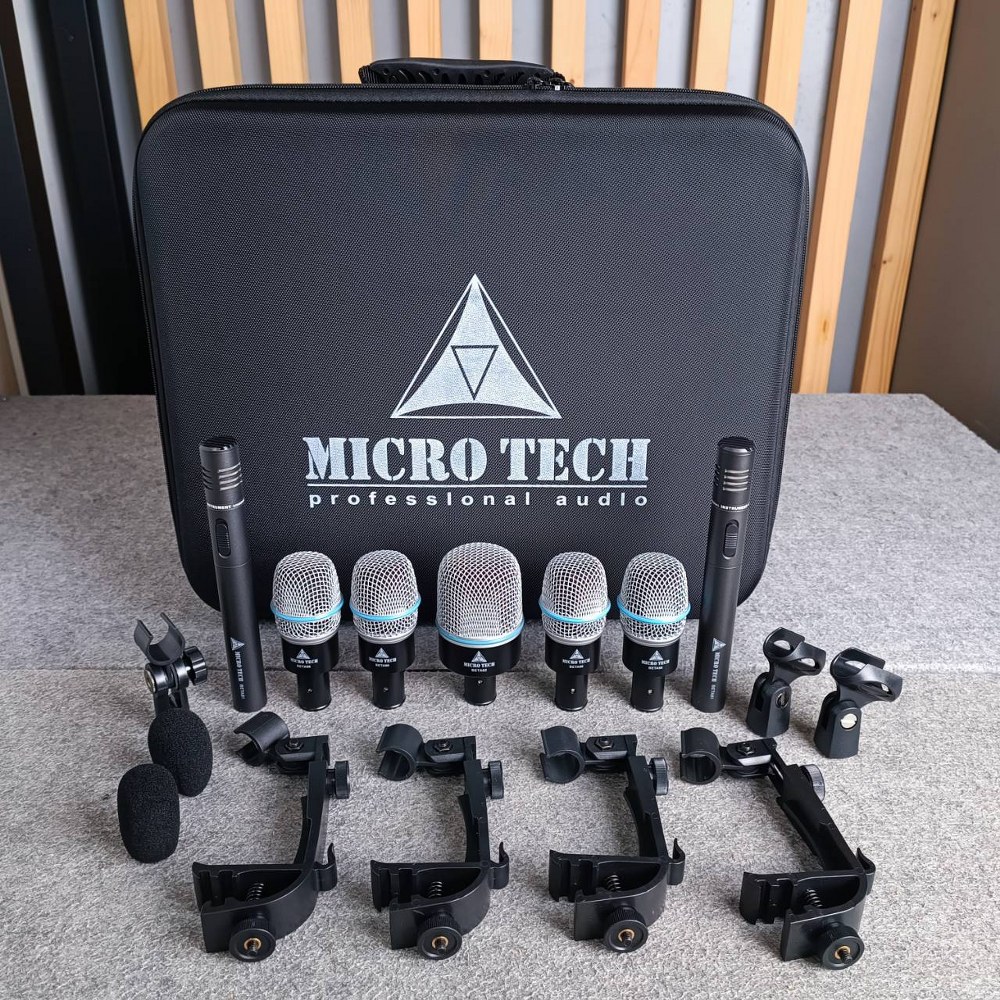 MICROTECH BETA7G ชุดไมค์กลอง BETA-7G BETA 7G ไมค์กลอง7ชิ้น ชุดไมค์สำหรับจ่อกลองชุด ชุดไมค์7ตัว ไมค์ชุด MIC Professional 7-Piece Drum Microphone เอไอ-ไพศาล