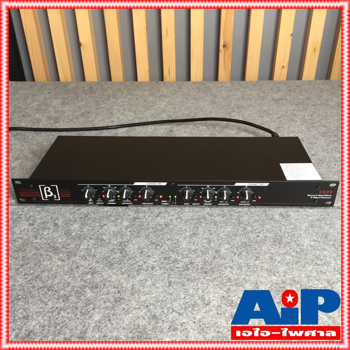 BETA THREE C223 CROSSOVER BETA THREE C223 ครอสโอเวอร์ 2 ทางสเตอริโอ / 3 ทางโมโนเครื่องแยกความถี่เสียง