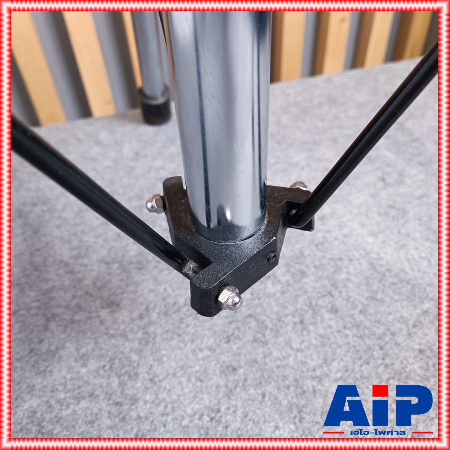 ขาตั้งตู้ลำโพงเหล็กชุบโครเมียม ST-1200 สามารถปรับระดับความสูงได้ 110-225 เซนติเมตร ขนาดกระบอก 35 มิลลิเมตร พร้อมตัวทดให้เป็นขนาด 38 มิลลิเมตร ST 1200 ST1200 เอไอ-ไพศาล