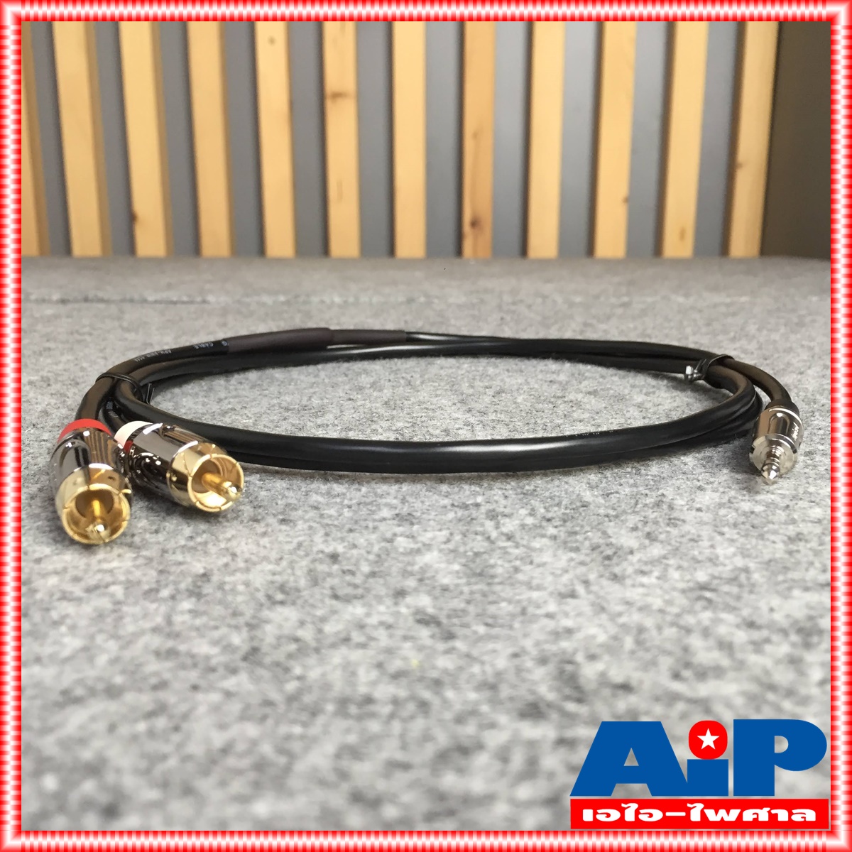 1.5เมตร AMPHENOL สายTR-ST-RCAx2 1.5M CA52-4549-WB-1.5 สายสัญญาณTR-STออกRCAx2 ยาว1.5เมตร สายแอมฟีนอล CA52-4549-WB-1.5 เอไอ-ไพศาล