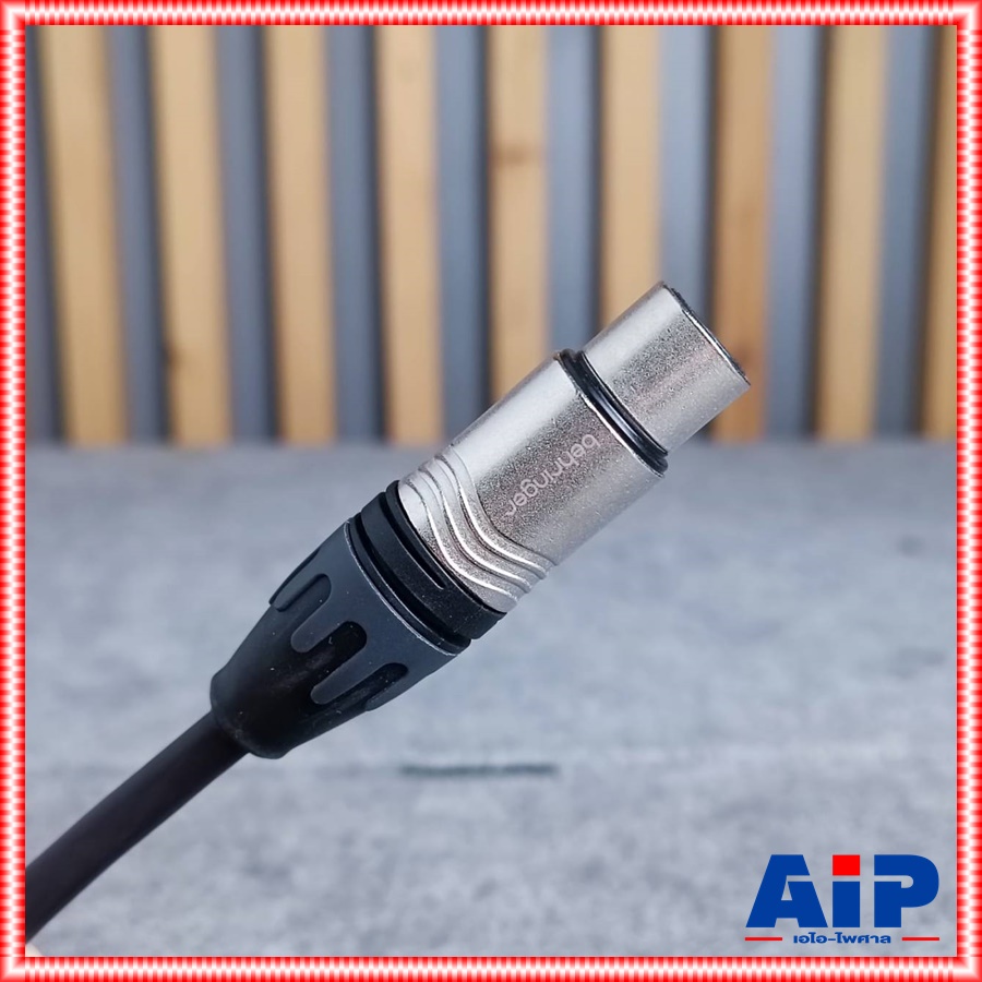 1เส้น มี3ความยาวให้เลือก BEHRINGER GMC-300 GMC-600 GMC-1000 สายไมค์ XLR หัวท้าย สายXLRผู้-เมีย สายCANNONผู้ออกเมีย สายสัญญาณสำเร็จรูป เอไอ-ไพศาล
