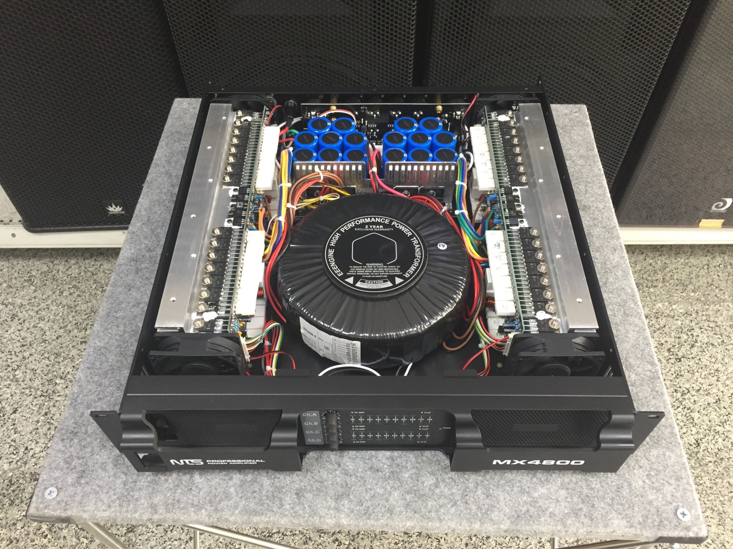 NTS MX-4800 poweramp 4CH เครื่องขยายเสียง MX 4800 เพาเวอร์แอมป์ 4 แชนเนล คลาส H MX4800 เอไอ-ไพศาล