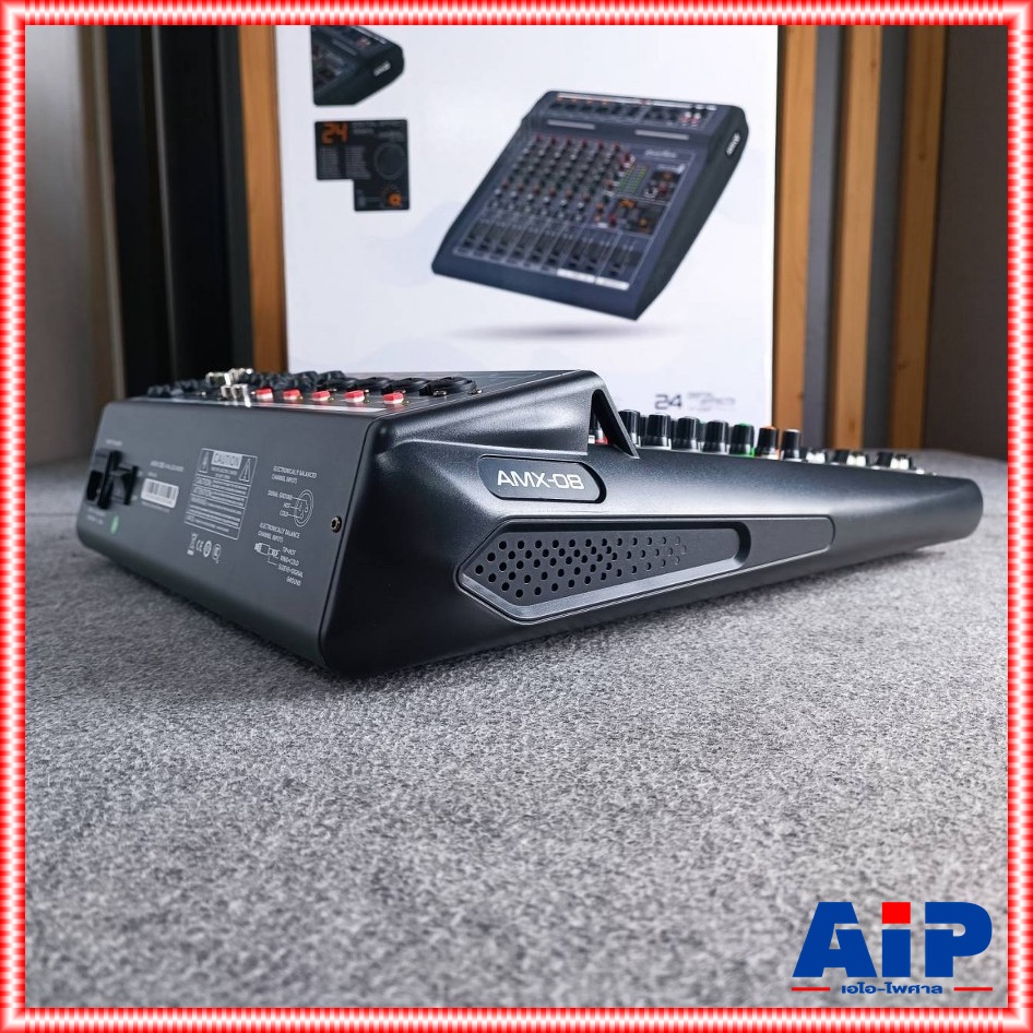 SOUNDVISION AMX-08 MIXER +++ เครื่องผสมสัญญาณ มิกเซอร์ อนาล็อก 8 CH ซาวด์ วิชั่น รุ่น AMX 08 AMX08 เอไอ-ไพศาล