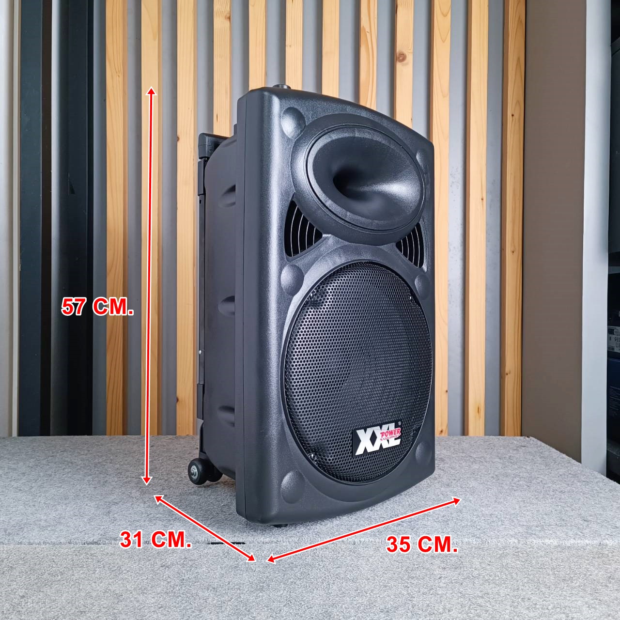 XXL SK 12 ตู้ลำโพง12นิ้ว USB บลูทูธ พร้อม ไมค์ลอย 2ตัวชาร์จแบตได้ SK-12 ลำโพง อเนกประสงค์ SK12 ลำโพงล้อลาก