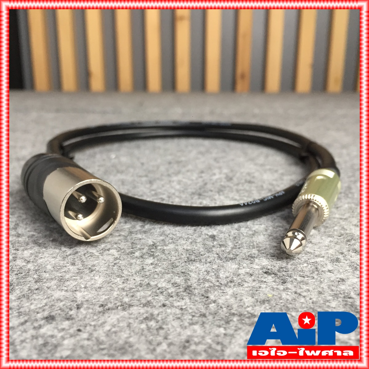 1เมตร AMPHENOL สาย XLRผู้ - PHONE 1M CA04-33-C-001 สาย ปลั๊กไมค์ - cannon ผู้ ความยาว 1เมตร สายสัญญาณ ไมค์ ผู้ - XLR ผู้