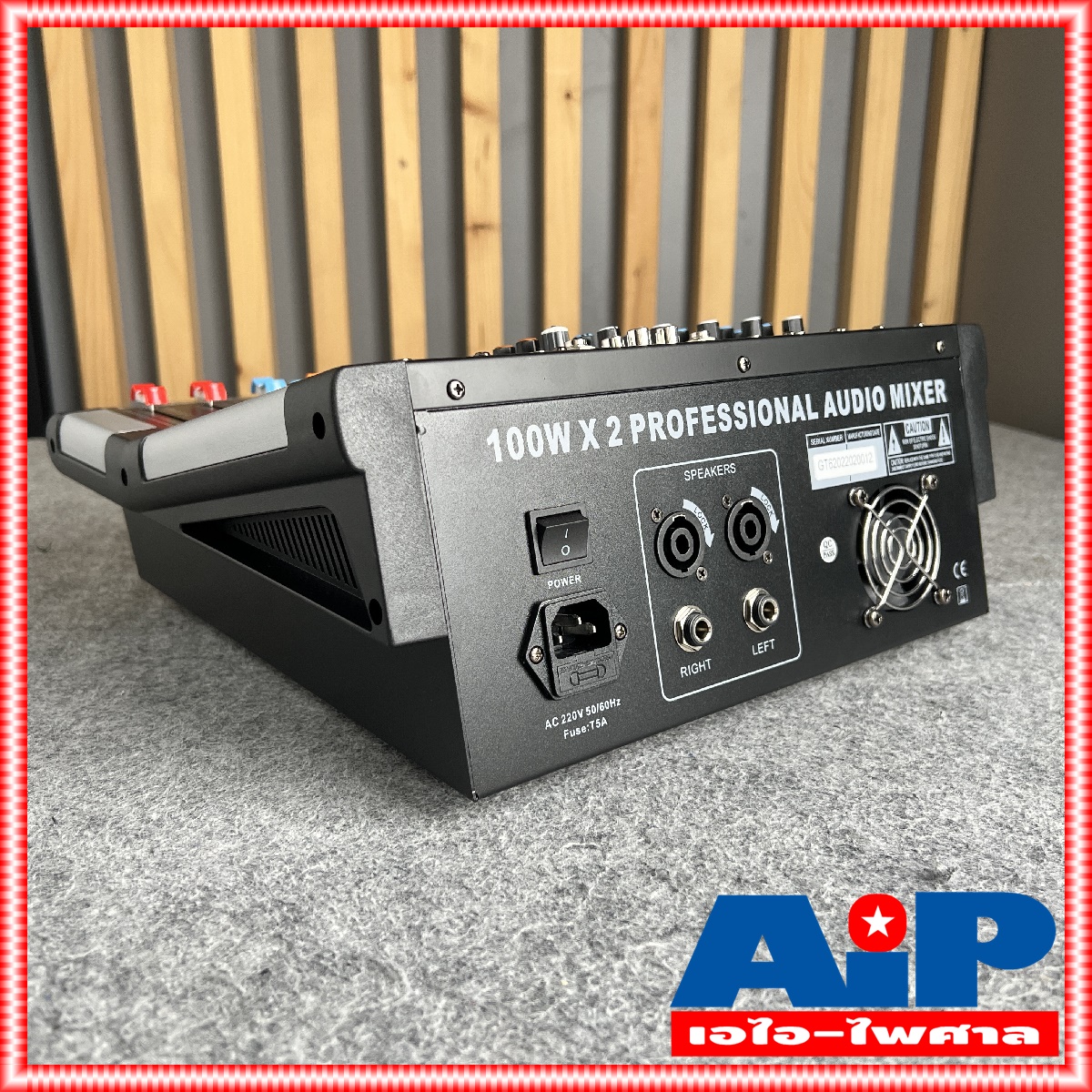 MYNPE GT-620 POWERMIX USB บลูทูธ เพาเวอร์มิก มิกซ์ มิกเซอร์ เครื่องเสียง ตัวปรับแต่งเสียง POWERMIXรุ่นGT-620 เอไอ-ไพศาล